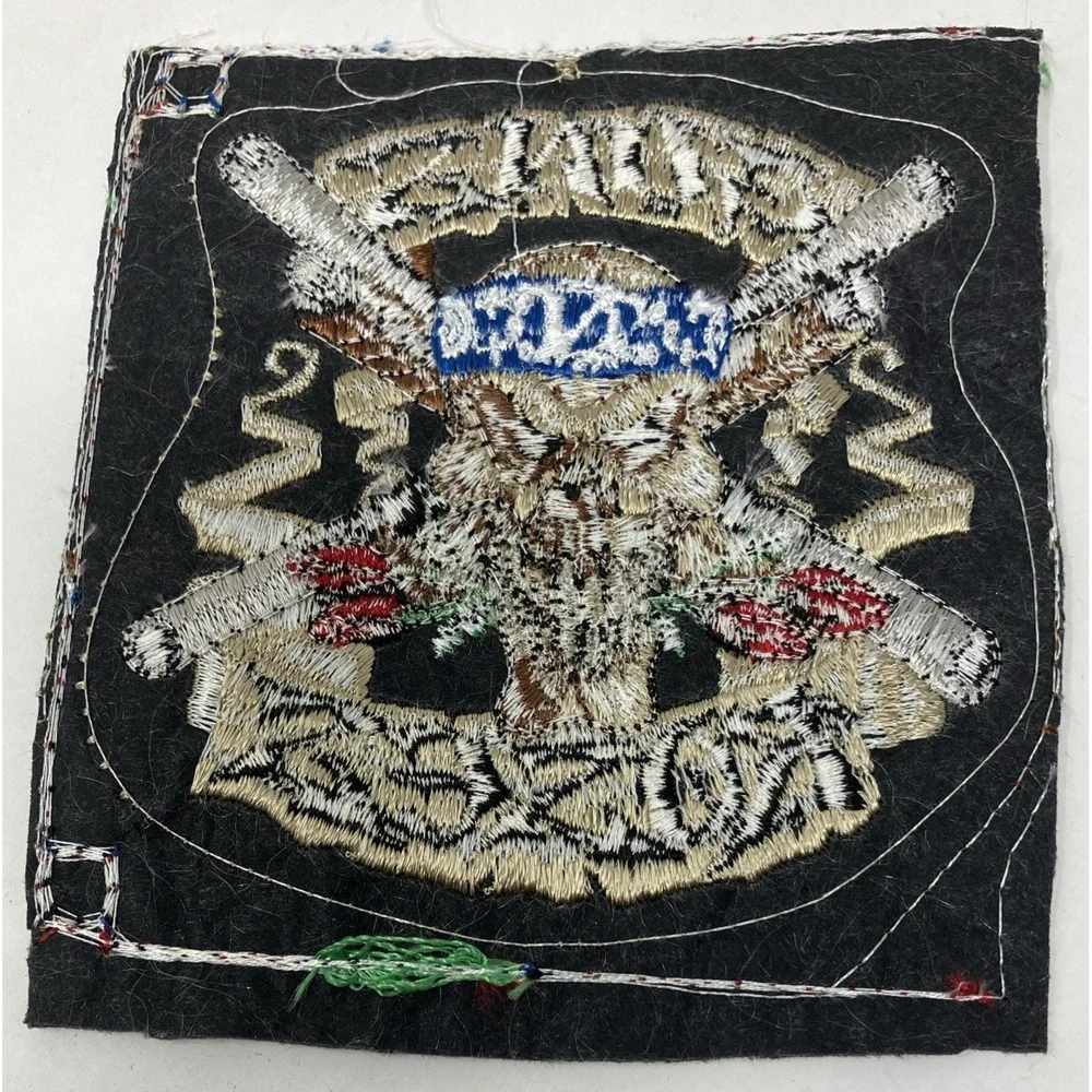 Vtg 90's Rock Band Applique Embroidered Patch Lot of 5 Poison Genesis Anthrax ++